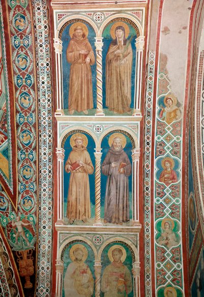 Assisi Azizleri François, Aziz Claire, Aziz Benedict ve Padua Aziz Anthony