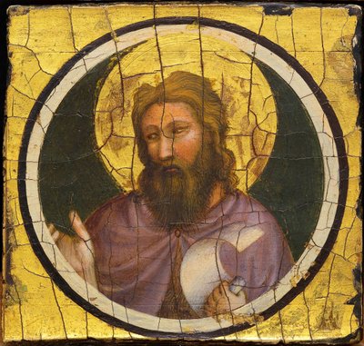 Vaftizci Yahya, Giotto di Bondone (1266-1377) tarafından. Panelde Tempera, yaklaşık 1320, Ente Cassa di Risparmio, Floransa by Giotto (c.1266 1337)