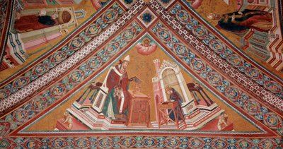 Kilise Doktorları: Büyük Papa I. Gregory (fresk) by Giotto (c.1266 1337)