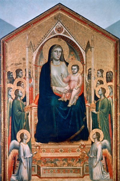 Madonna ve Çocuk Enthroned, c1300-1303 by Giotto di Bondone