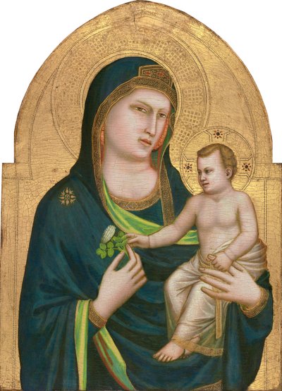 madonna ve çocuk by Giotto di Bondone