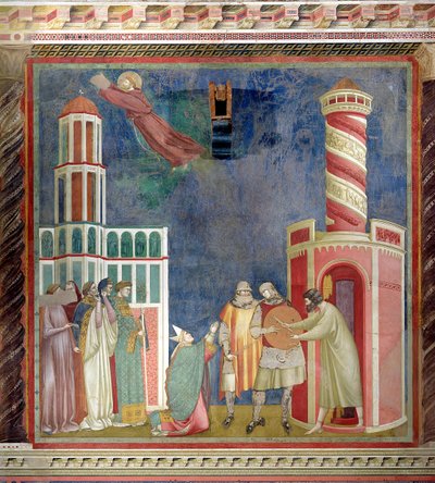Aziz Francis Kafiri Serbest Bırakıyor, 1297-99 by Giotto di Bondone