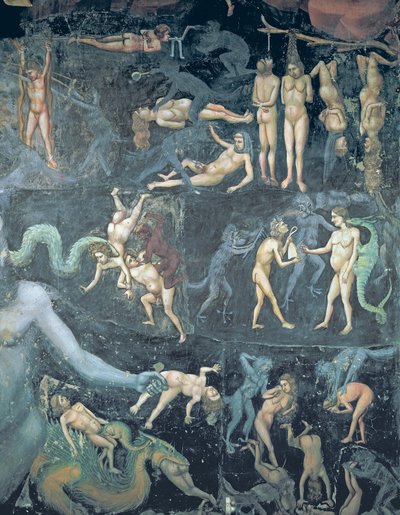 Son Yargı, c.1305 (detay 65227) by Giotto di Bondone