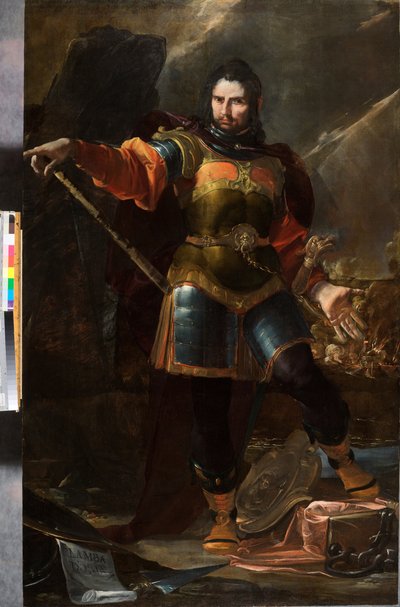 Lamba Doria, 13.-14. yüzyıllarda Cenova Cumhuriyeti Filosu Amirali, c.1633-35 (tuval üzerine yağlıboya) by Giovacchino Assereto