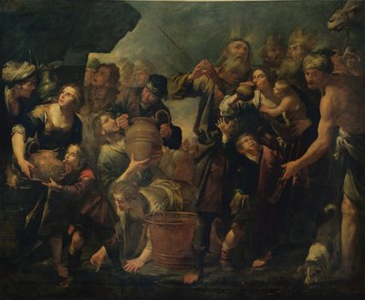 Musa Kayadan Su Çekiyor by Giovacchino Assereto