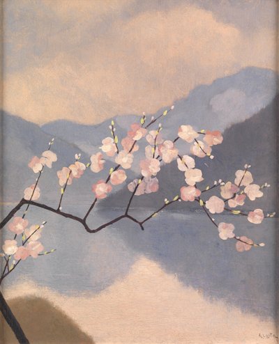 Gölde Çiçek (panelde yağ) by Giovan Battista Costa