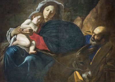 Mısır'a uçuş by Giovanni Battista Caracciolo