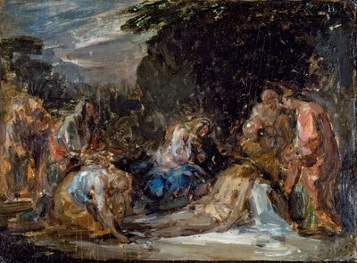 Biriktirme, Giovanni Carnovali tarafından Piccio (1804-1873), gemide yağ, 21x29 cm by Giovanni Carnovali