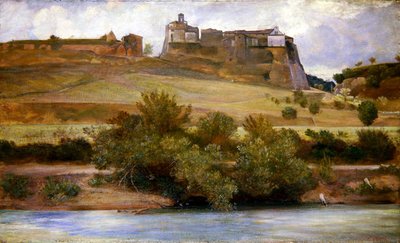 Foglia Sabina (panelde yağ) by Giovanni Costa