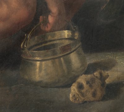 Çarmıha germe, detay (gemiye aktarılan fresk) (3704290 detayı) by Giovanni (fl.1537 d.c.1570) Fratino