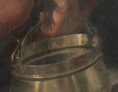 Çarmıha germe, detay (gemiye aktarılan fresk) (3704290 detayı) by Giovanni (fl.1537 d.c.1570) Fratino