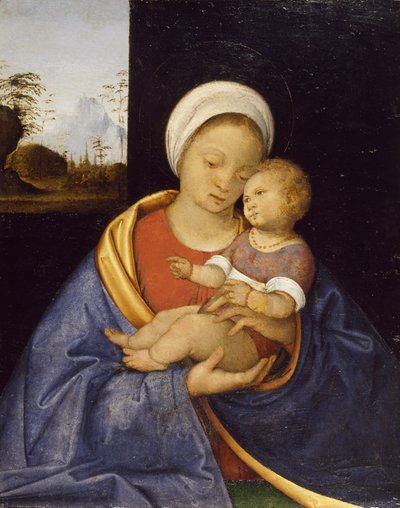 Madonna ve Çocuk, 1510-15 by Giovanni Agostino da Lodi