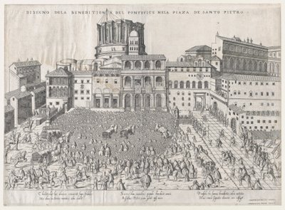 Roma Görkeminin Aynası: Papalık Kutsaması, 16. yüzyıl sonu., 16. yüzyıl sonu. by Giovanni Ambrogio Brambilla
