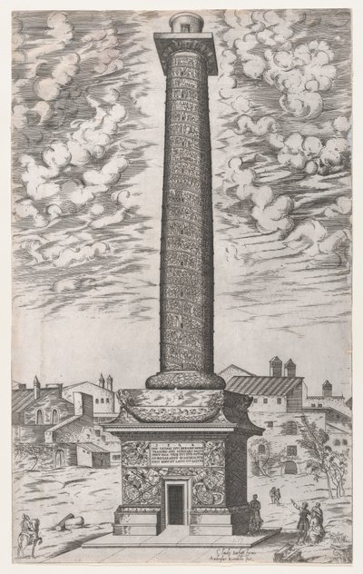 Roma ihtişamının aynası: Trajan Sütunu, 1581-86., 1581-86 by Giovanni Ambrogio Brambilla
