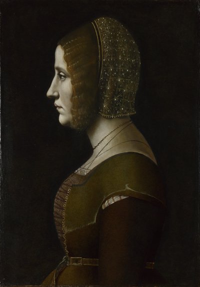 Profildeki Kadın Portresi, c. 1495 by Giovanni Ambrogio de Predis