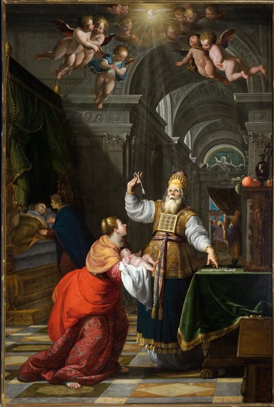 Vaftizci Aziz John adının zaferi by Giovanni Andrea Ansaldo