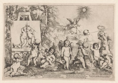 putti ile alegori by Giovanni Andrea Podesta