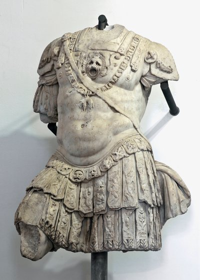 Andrea Doria (1466-1560), condottiere ve Genes amirali tarafından mermer büstü. Giovanni Angelo Montorsoli (1507-1563) Genes tarafından heykel, Palazzo Ducale by Giovanni Angelo Montorsoli