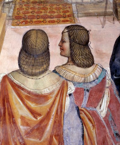 Benedict iki rahibeyi aforoz etti ve ölümlerinden sonra onları akladı. Detay Manastır freski Antonio Bazzi dit il Sodoma (1477 - 1549) Benedictine Tarikatı