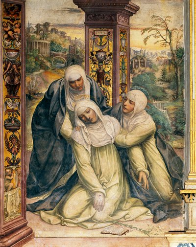 Sienalı Aziz Catherine'in Ecstazy'si (detay) by Giovanni Antonio Bazzi Sodoma