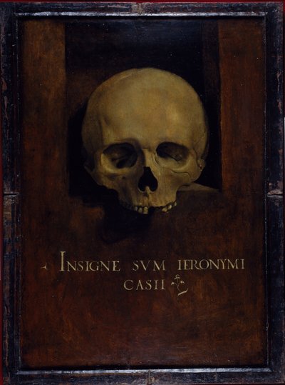 Memento Mori, c.1500 (ahşap panel üzerine yağlı boya) by Giovanni Antonio Boltraffio
