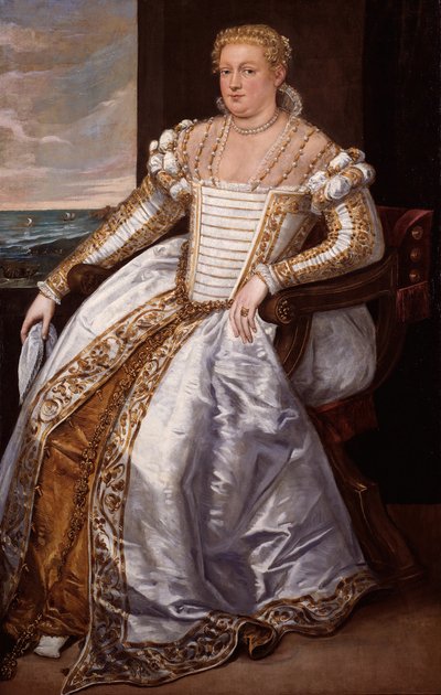 Bir Hanımefendinin Portresi, 156570. by Giovanni Antonio Fasolo