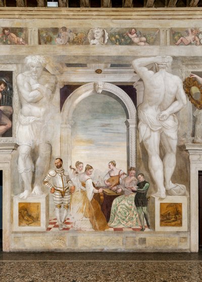 Konser, Ana Salon, c.1570 (fresk) by Giovanni Antonio Fasolo