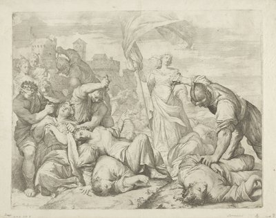 Aziz Ursula ve Yoldaşlarının Şehadeti by Giovanni Antonio Lorenzini