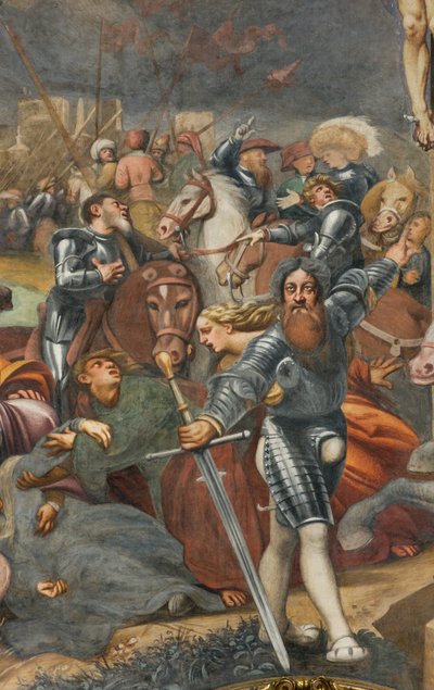 Counterfaccata, IL Pordenone, Çarmıha Gerilme 1520-21, Detay by Giovanni Antonio Pordenone