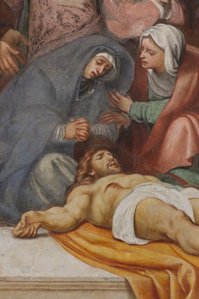 Counterfaccata, IL Pordenone, Biriktirme 1522, Detay by Giovanni Antonio Pordenone