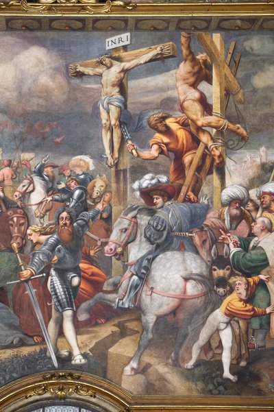 Çarmıha germe, detay 2562703 ve 2562705 by Giovanni Antonio Pordenone