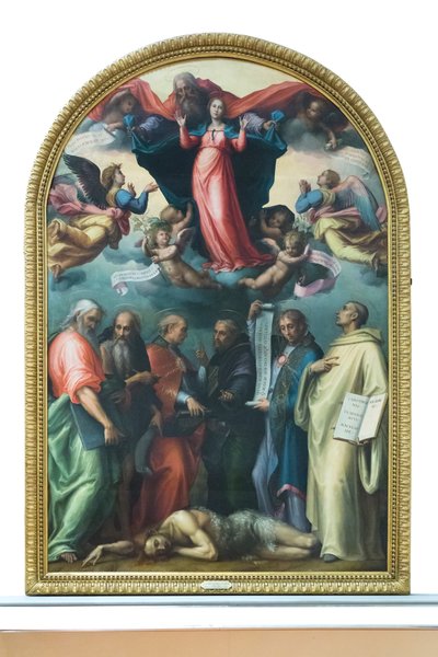 Kusursuz gebe kalma konusundaki anlaşmazlık by Giovanni Antonio Sogliani
