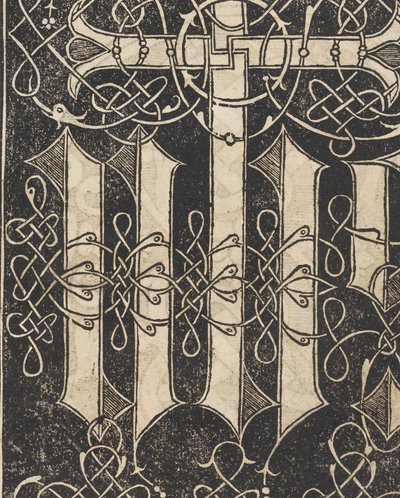 Recammi örneği, sayfa 17 recto, 1530. by Giovanni Antonio Tagliente