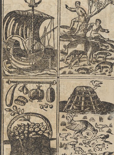 Recammi örneği, sayfa 9 recto, 1530. by Giovanni Antonio Tagliente