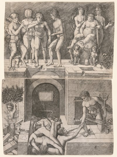 Cahil İnsanlığın Çöküşü Alegorisi by Giovanni Antonio da Brescia