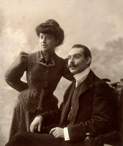 Alfredo Trombetta with his wife by Phillipe de Marlier