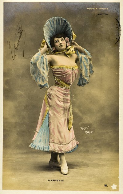 Kartpostal: Moulin Rouge - Mariette