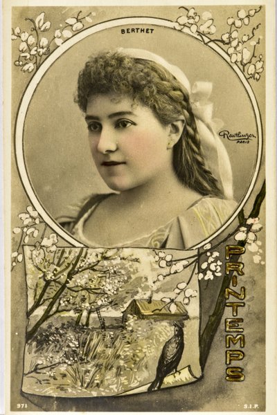 Kartpostal: Berthet'in Portresi by Phillipe de Marlier