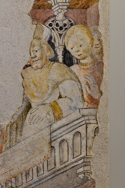 Figürlü mimari (fresk) by Giovanni Badile