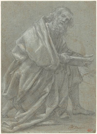 Diz çökmüş bir Havari için Çalışma by Giovanni Baglione