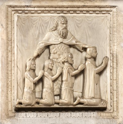 Dört bağışçı ve Aziz Peter by Giovanni Balduccio