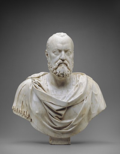 Cosimo I, Toskana Büyük Dükü büstü, c.1572 (mermer) by Giovanni Bandini