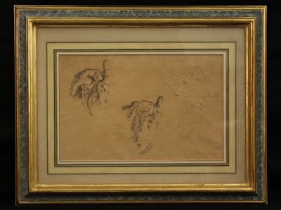 Ellerin incelenmesi (kalem) by Giovanni Battista Tiepolo