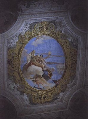 Zaman ve Gerçeğin Alegorisi (tavan resmi) by Giovanni Battista Tiepolo
