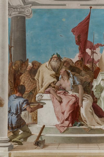Palazzina (Küçük Bina), giriş holü: "Iphigenia