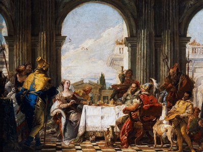 Kleopatra Ziyafeti by Giovanni Battista Tiepolo