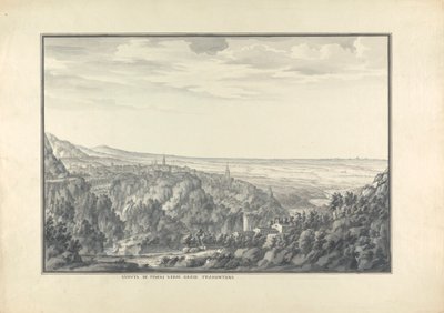 Kuzey Rüzgarı Yönünde Tivoli'nin Görünümü by Giovanni Battista Borra