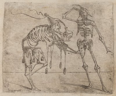 "Bizzarie di çeşitli Figürler"den by Giovanni Battista Bracelli