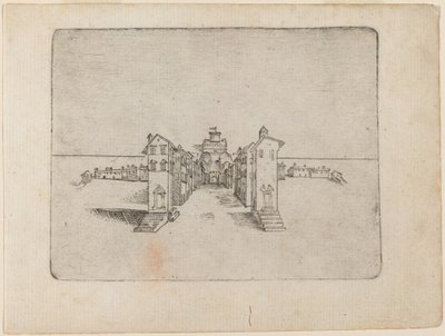 "Bizzarie di çeşitli Figürler"den by Giovanni Battista Bracelli