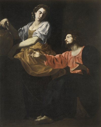 kuyudaki Samiriyeli by Giovanni Battista Caracciolo